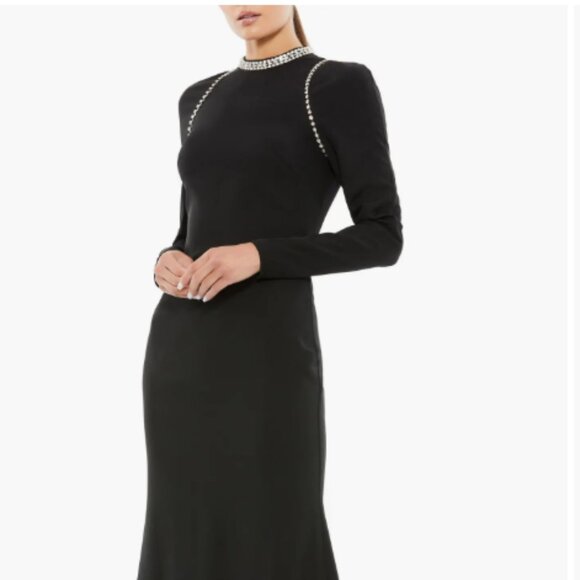 Mac Duggal Dresses & Skirts - IEENA FOR MAC DUGGAL Black Raglan Long Sleeve High Neck Gown• MSRP $398• 4